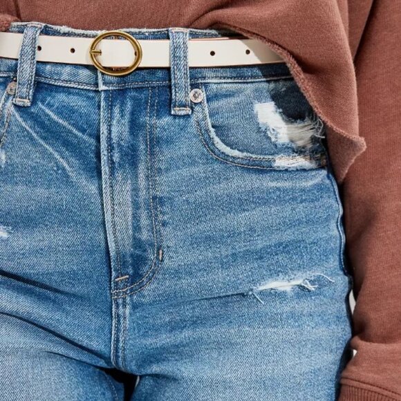 NWT AE Stretch Mom Straight Jean - Picture 3 of 11